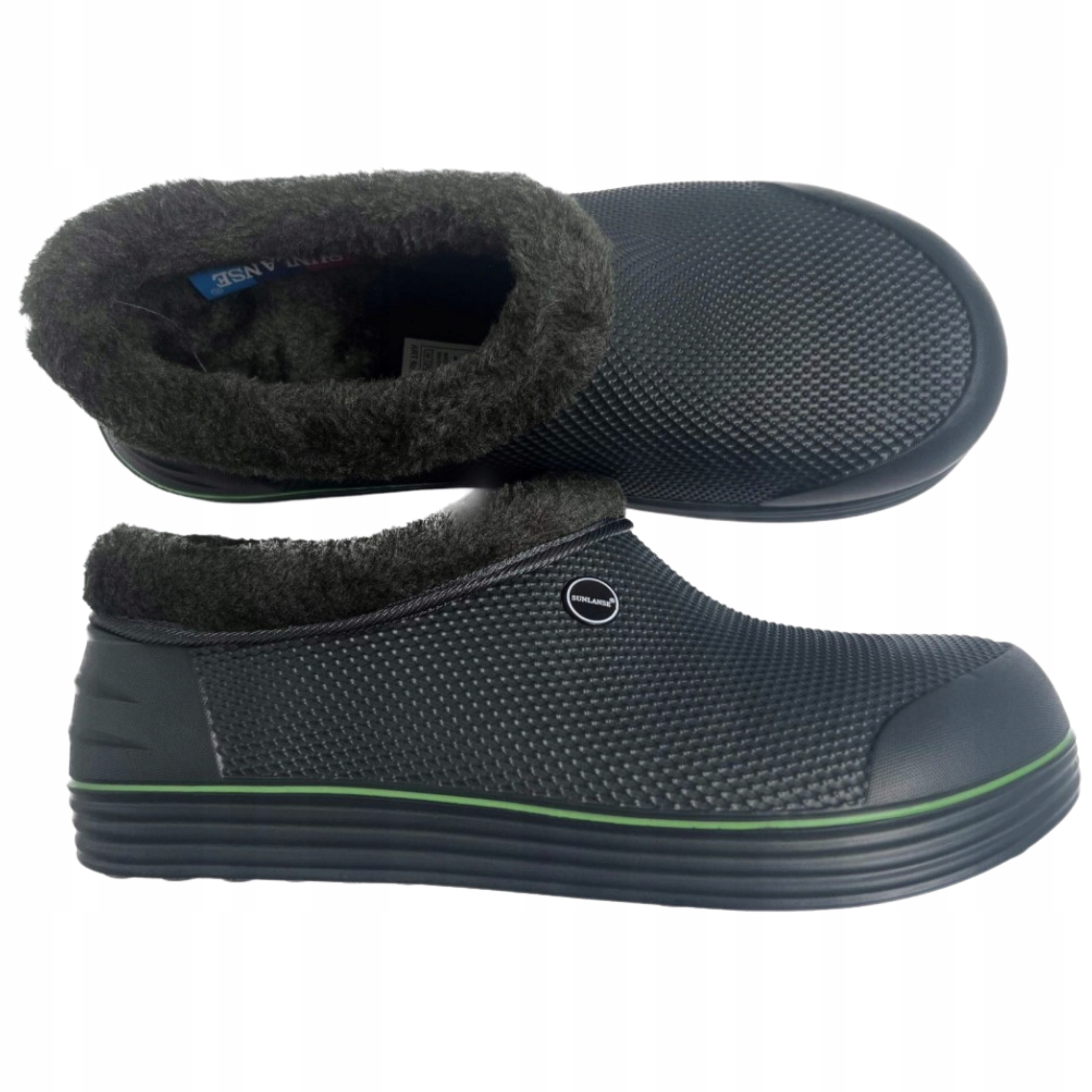 Kroksy Klapki Ocieplane Damskie Kalosze Jesienne Zimowe Oliwka Rozmiar 38 Kod producenta H369-14