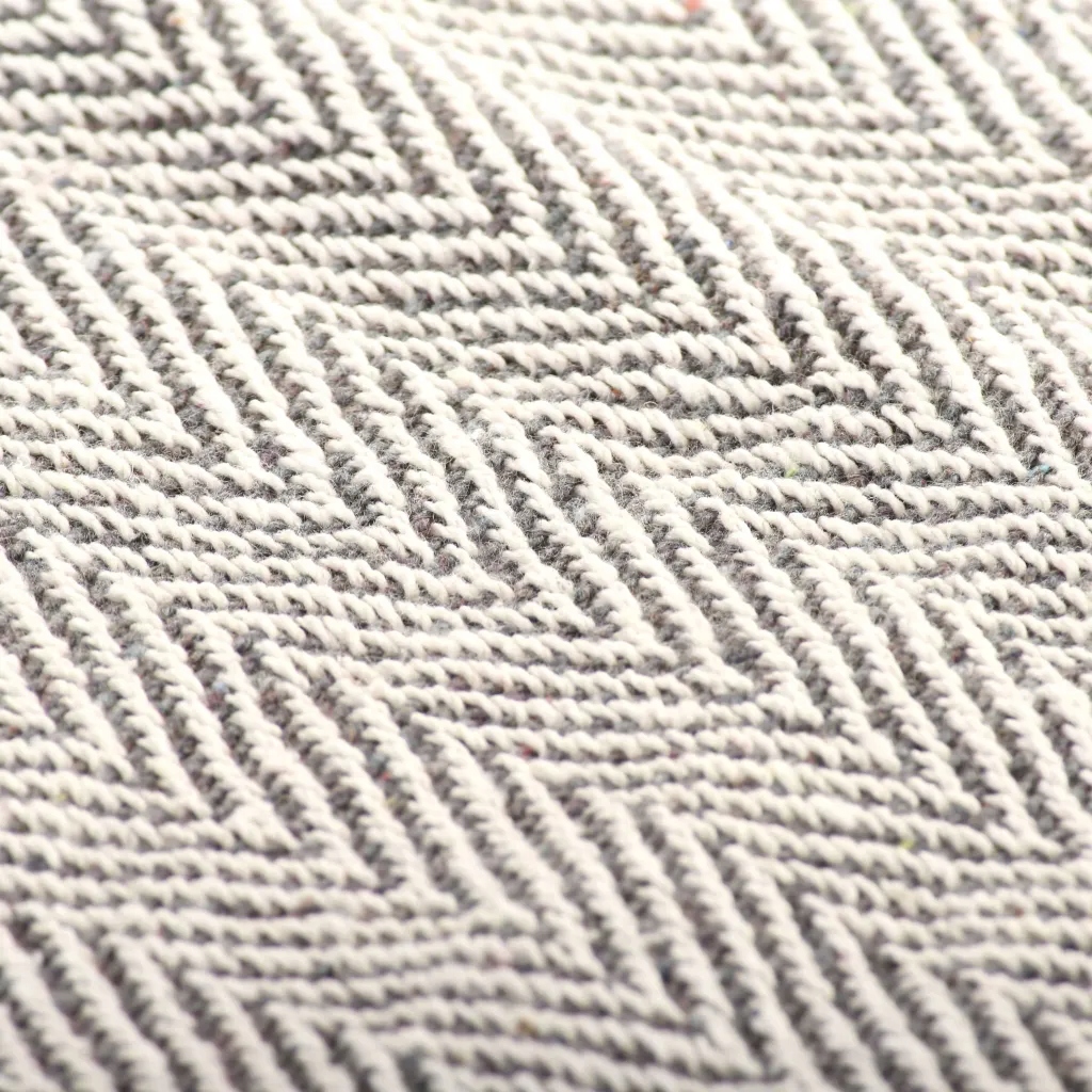 Bawełniana narzuta w jodełkę, 220 x 250 cm, szara Rodzaj narzuta