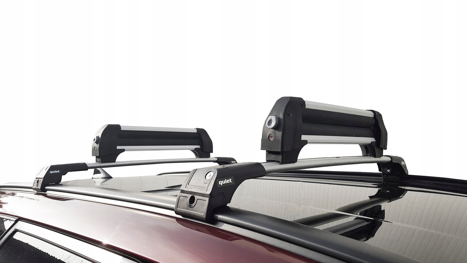 DACHOWY BAGAŻNIK NA 6 PAR NART SLALOM 600 UCHWYT NARCIARSKI ALUMINIOWY Ładowność - deski snowboardowe 4