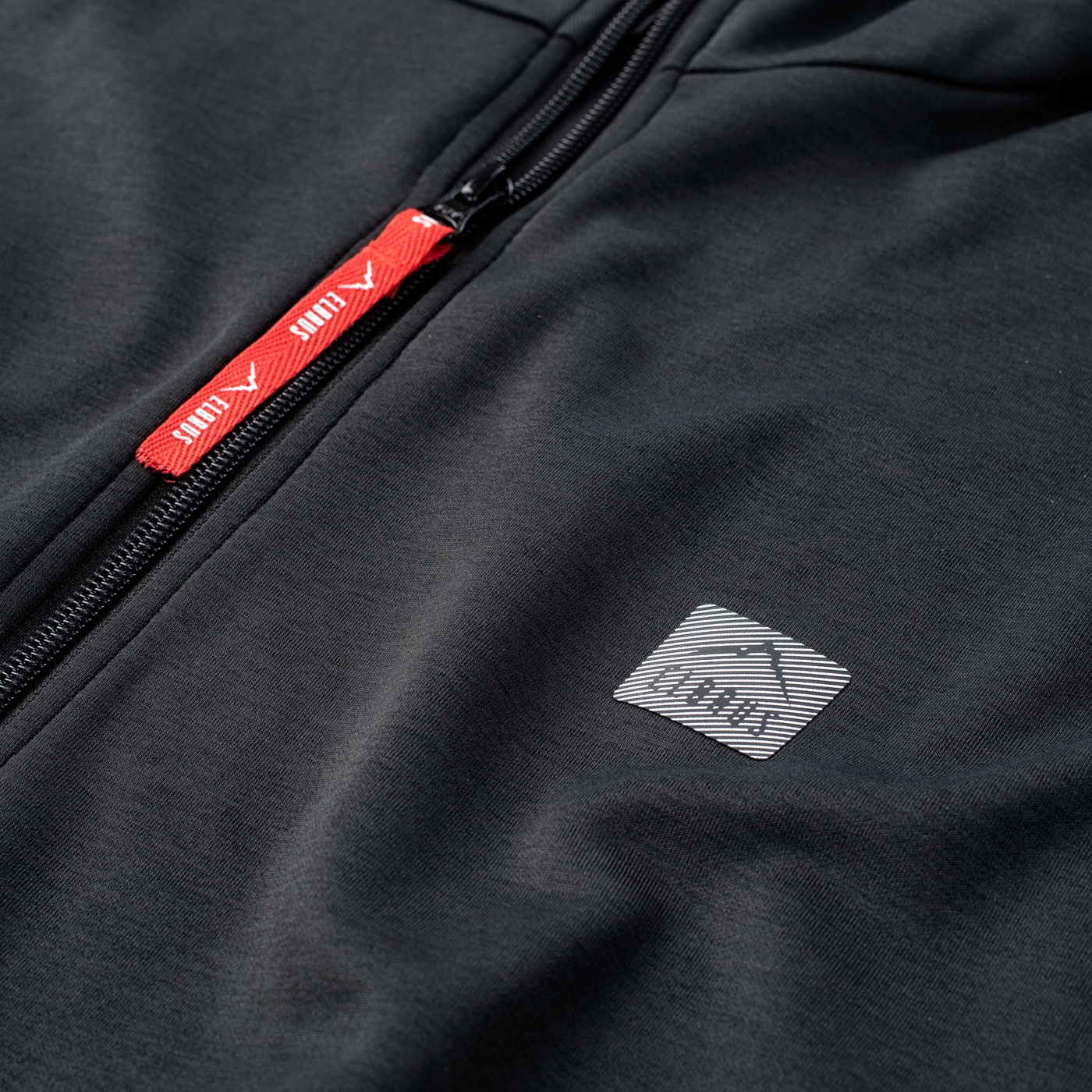 Męska bluza ELBRUS MAMORE r.L BLACK/FLAME SCARLET Kolekcja ELBRUS