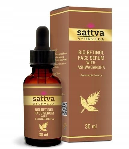 Sérum na obličej s ashwagandhou a bio-retinolem 30 ml Sattva (ayurveda)