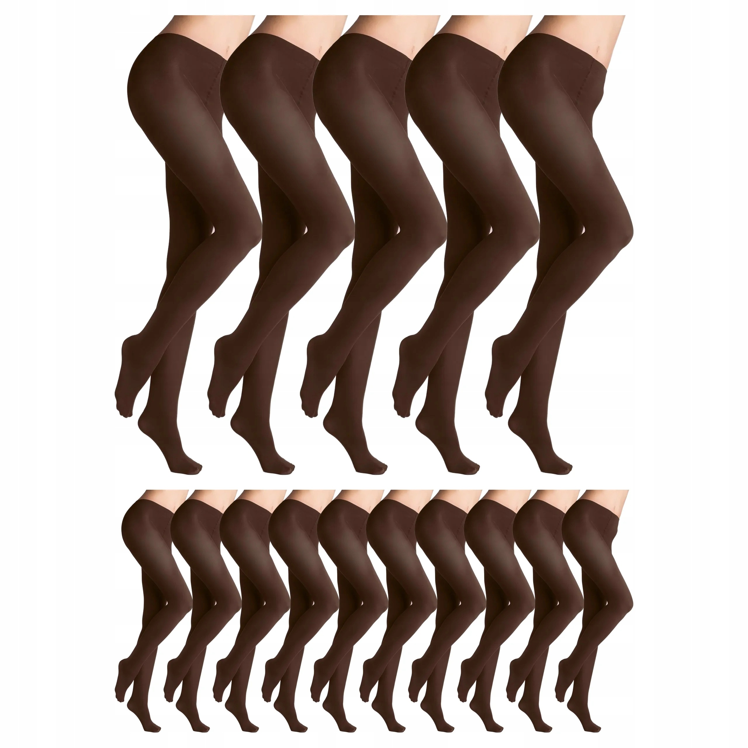 15 x Krycí punčocháče bez kalhotek Micro 60 den Marilyn Caffe 2-S