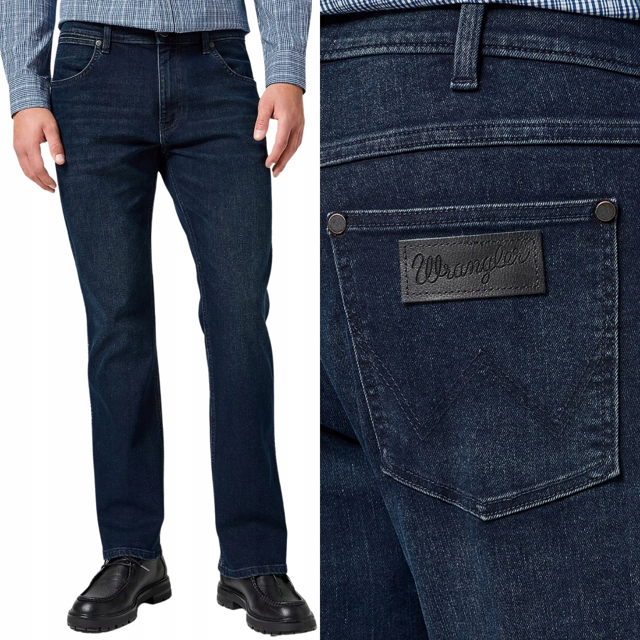 Wrangler Horizon bootcut Onyx Wash rozšiřitelné džínové kalhoty W31 L32