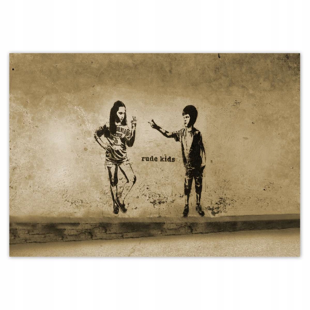 

Plakaty 100x70 Banksy Niegrzeczne dzieci