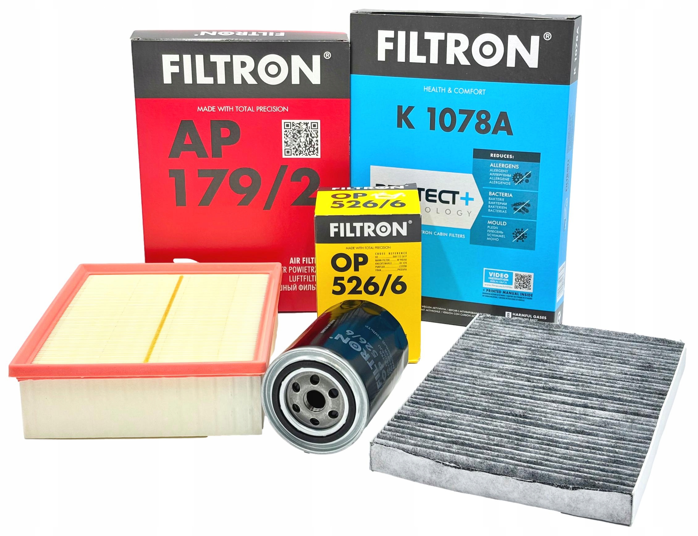 Filtron Sada Filtrů Pro Audi A4 B6 B7 02-08 1.8T 1.8 Turbo Bfb 163KM