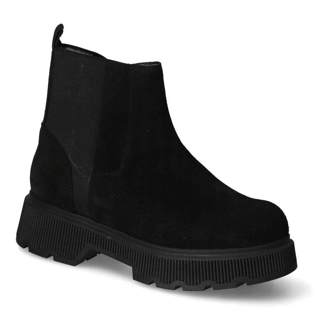 Kotníkové Boty Damiss DS-003 Černé velurové 37