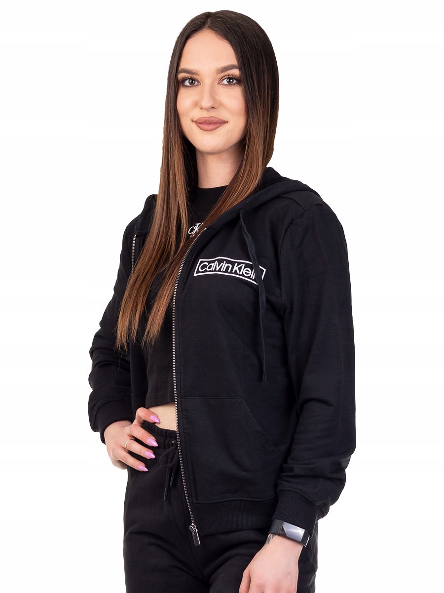 Calvin Klein Bluza Damska L/s Hoodie Black r. Xs