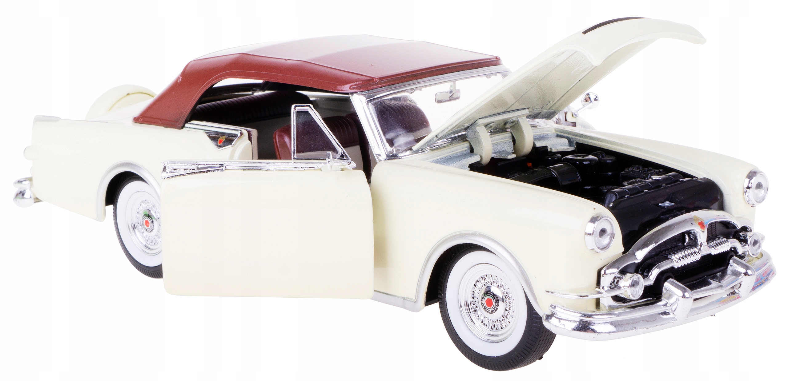 Packard Caribbean 1953 Model Kov Welly 1:28 Krémová