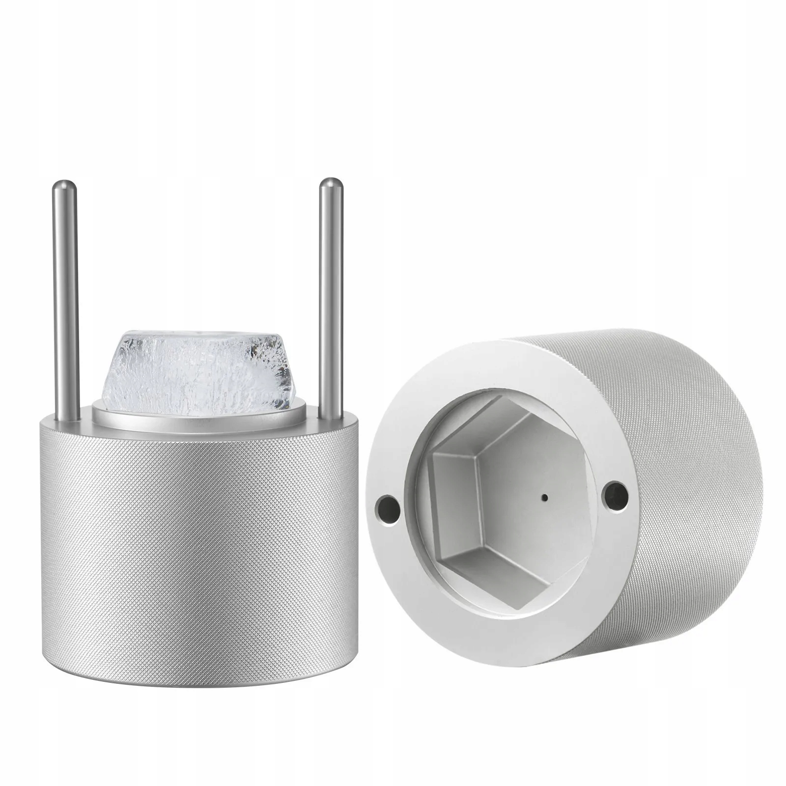 Lis na diamantovú zmrzlinu 60 mm hliníkový s príslušenstvom na nápoje