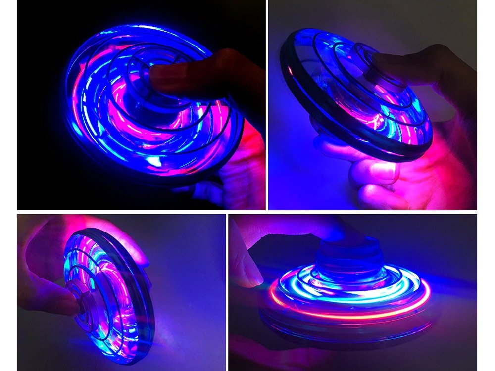 Latający fidget spinner FlyNova Pro Led świeci ! Wysokość produktu 4.5 cm