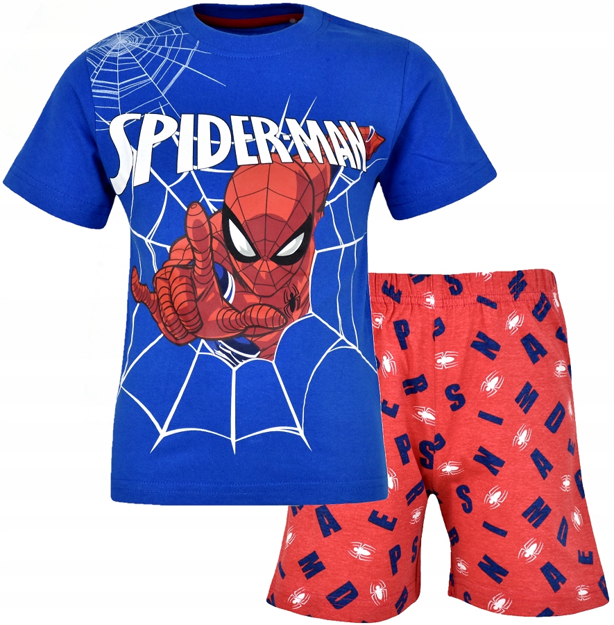 

piżama Spiderman Marvel dziecięca letnia 122