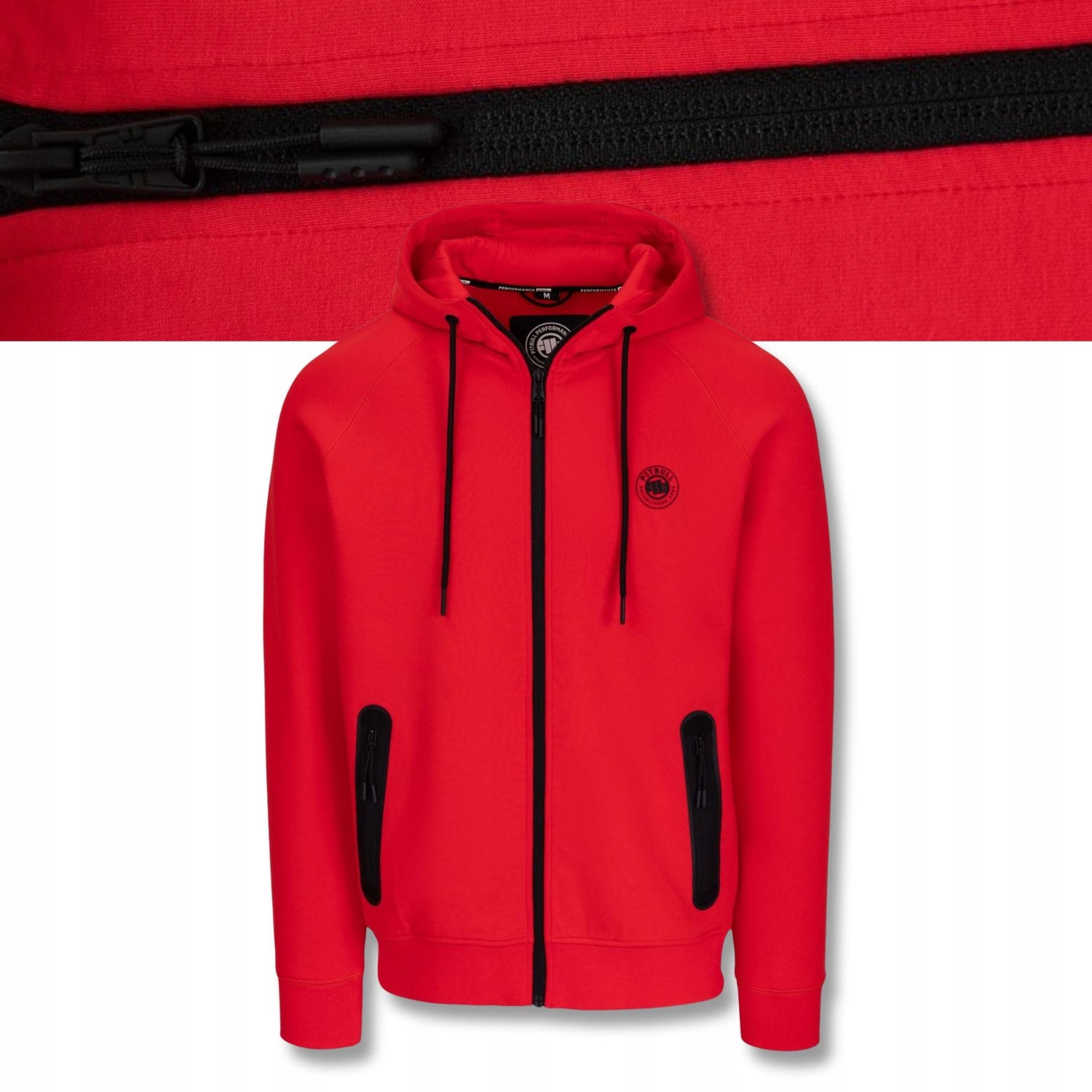 Pánská Rozepínací Mikina s kapucí Pitbull Dogwood Komfortní elastická