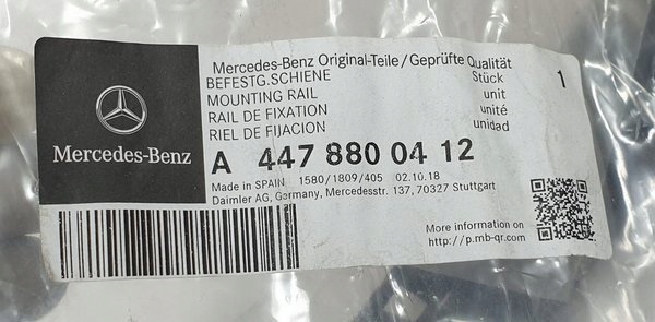 MERCEDES VITO W447 left bumper bracket rear part bracket