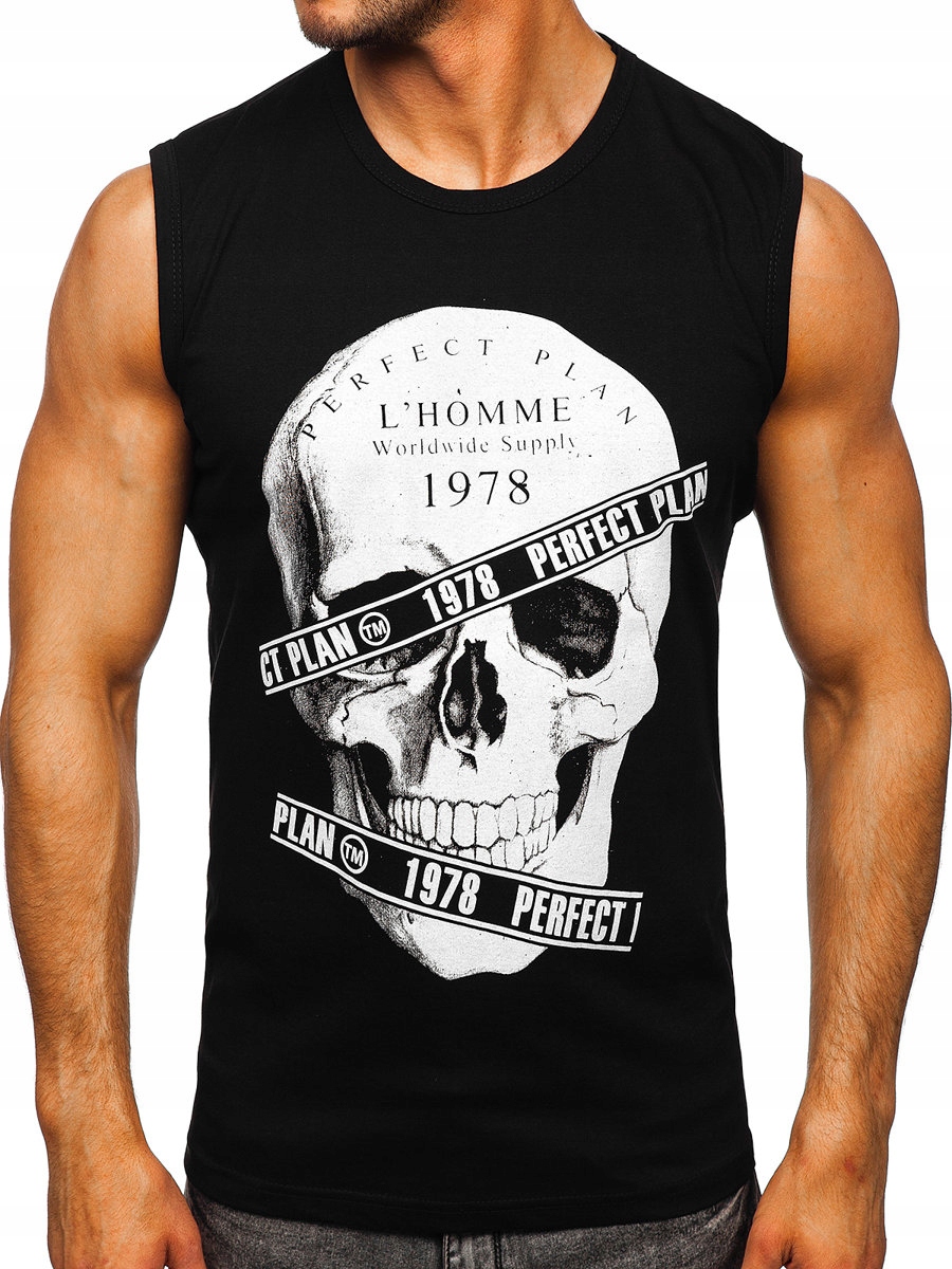 

Koszulka Tank Top Męska Czarna 14807 Rozmiar_s
