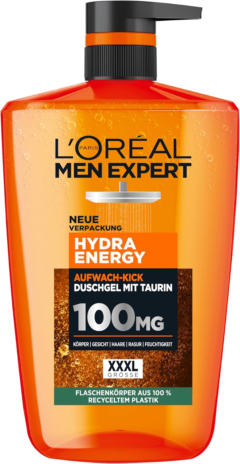 L’Oréal Paris Men Expert sprchový gel Hydra Energy Budík Citlivý 1 l
