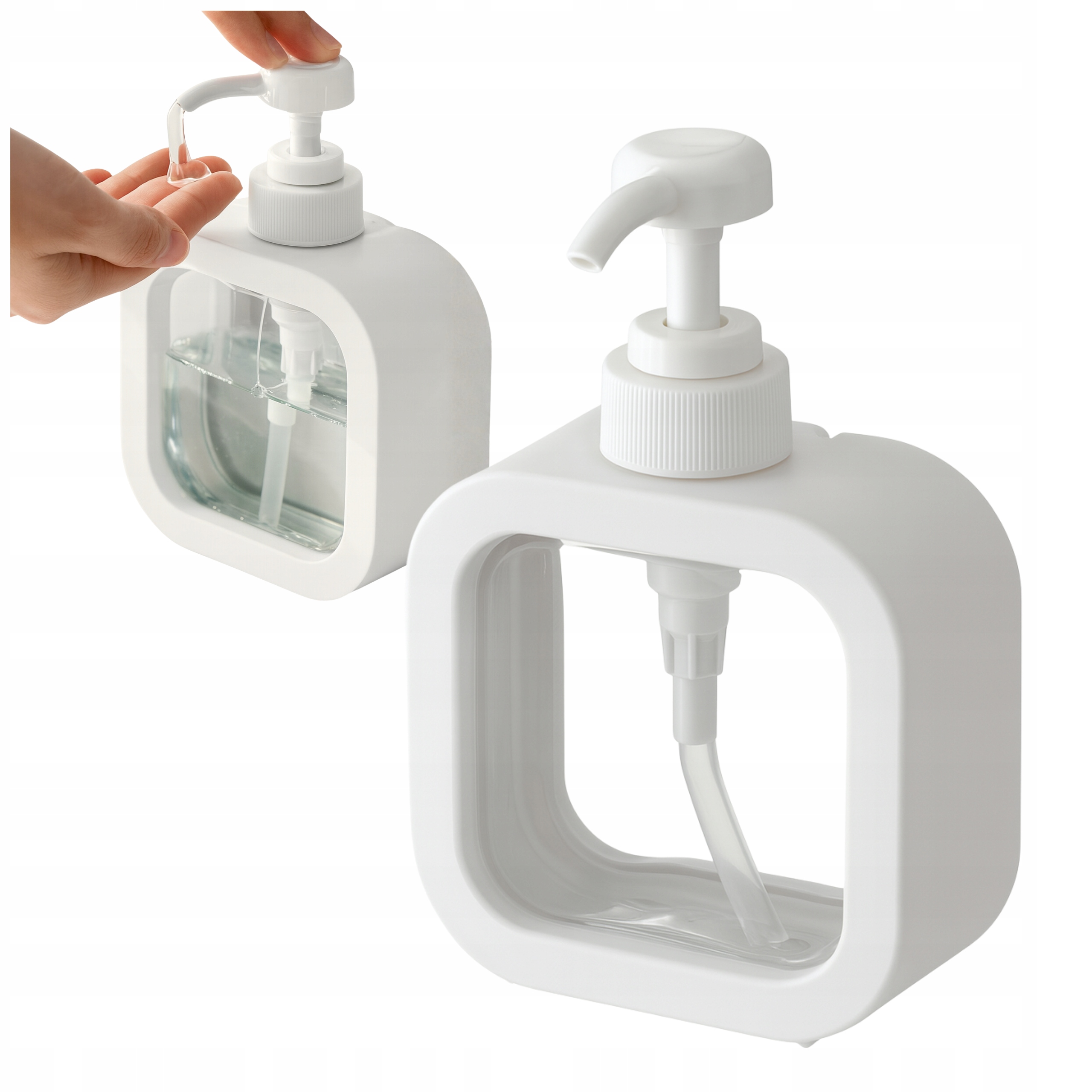 DOZOWNIK POJEMNIK DO MYDŁA W PŁYNIE ŻELU PŁYNU MYCIA NACZYŃ 350 ML