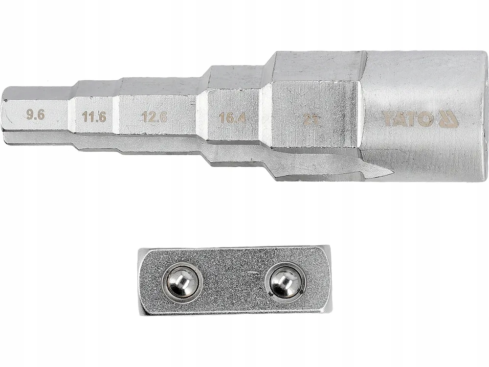 Klucz Stopniowy Sztorcowy Z Adapterem 1/2" Do Śrubunków Grzejników