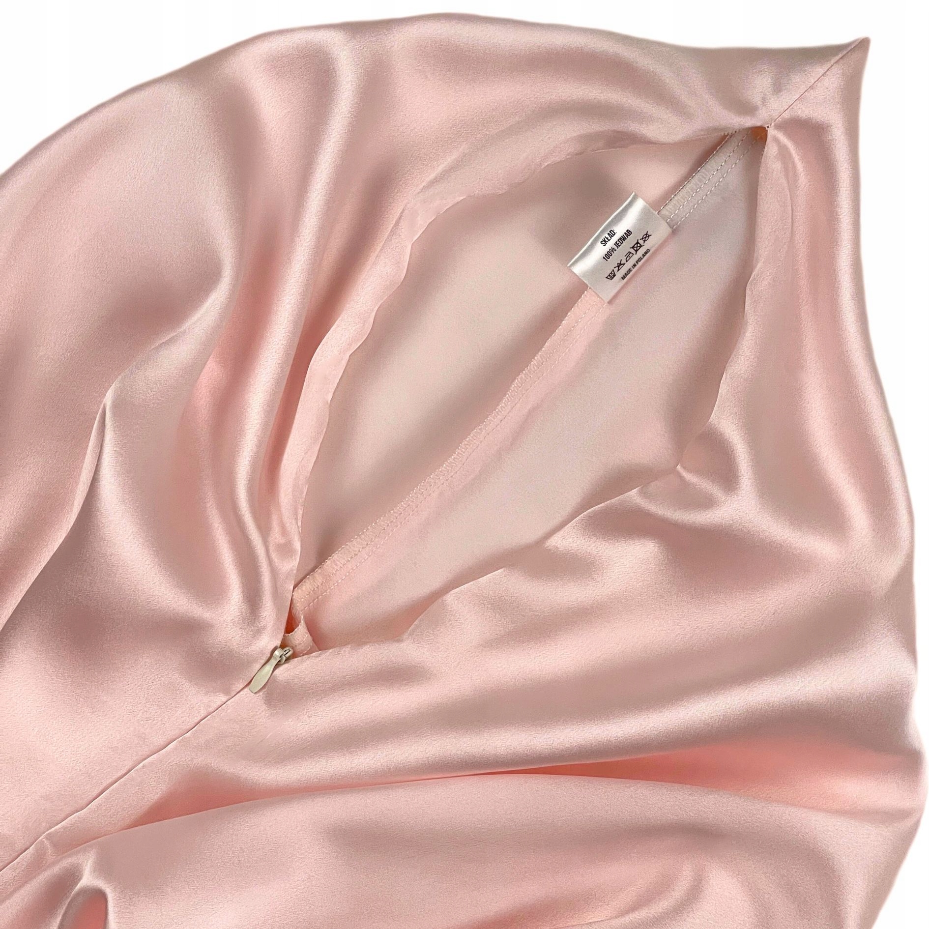 Poszewka Jedwabna 40x40 Naturalna, Naturalny Jedwab, Szyte w Polsce Marka inna