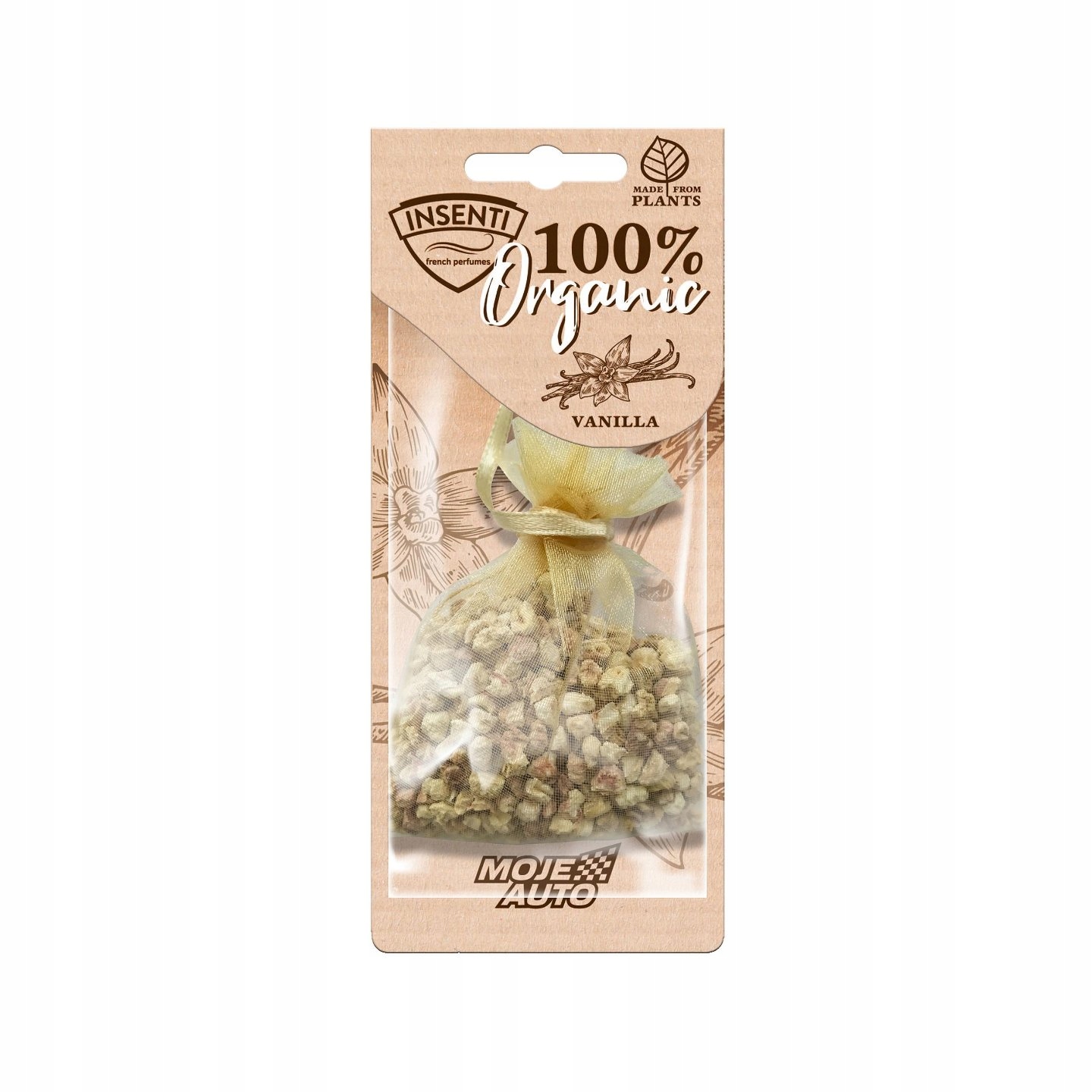 

Zapach Moje Auto Insenti Organic Vanilia