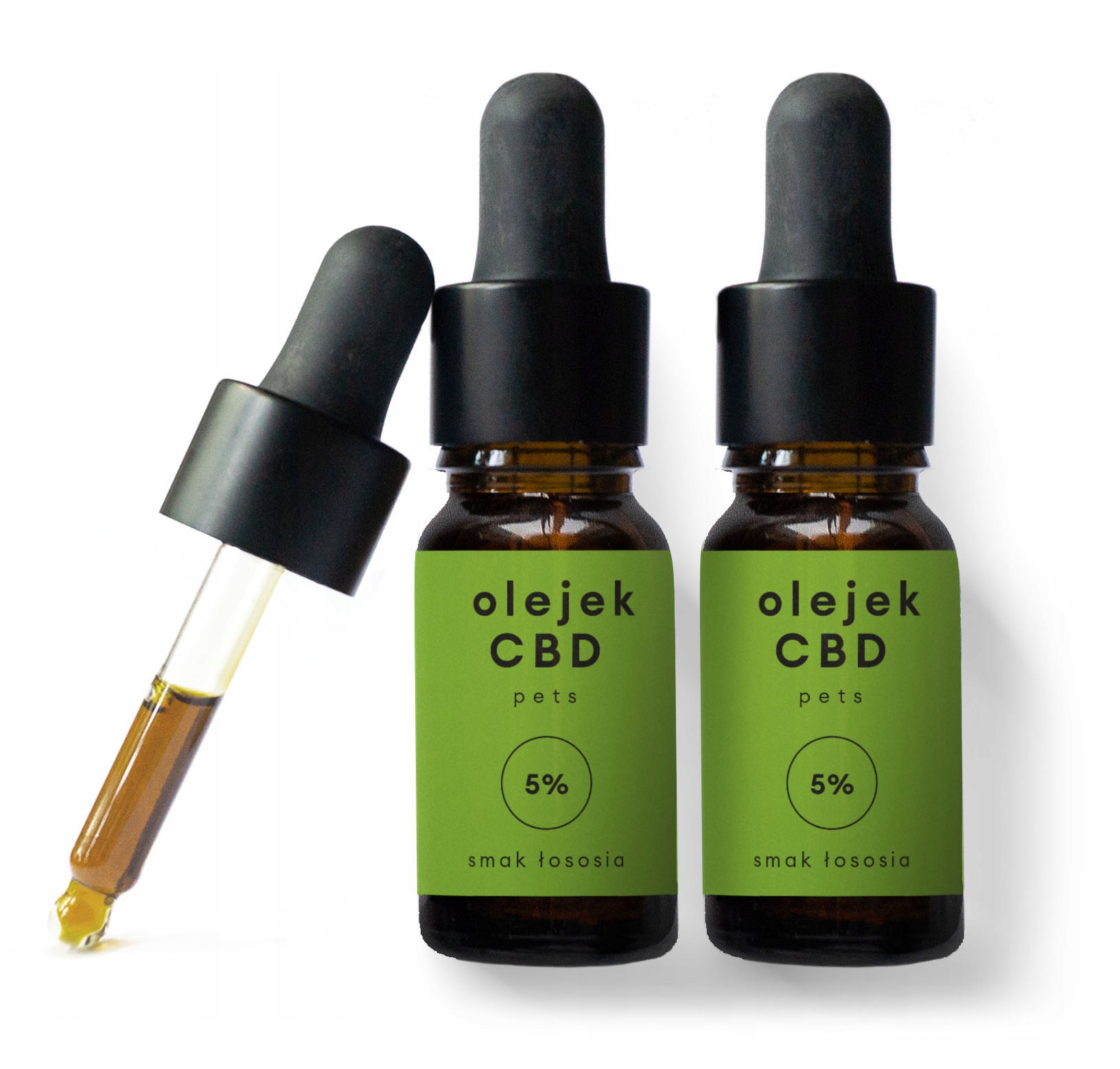 Levně Cbd olej 5% pro zvířata 2 x 10 ml Full Spectrum Pes Kočka Bez Thc