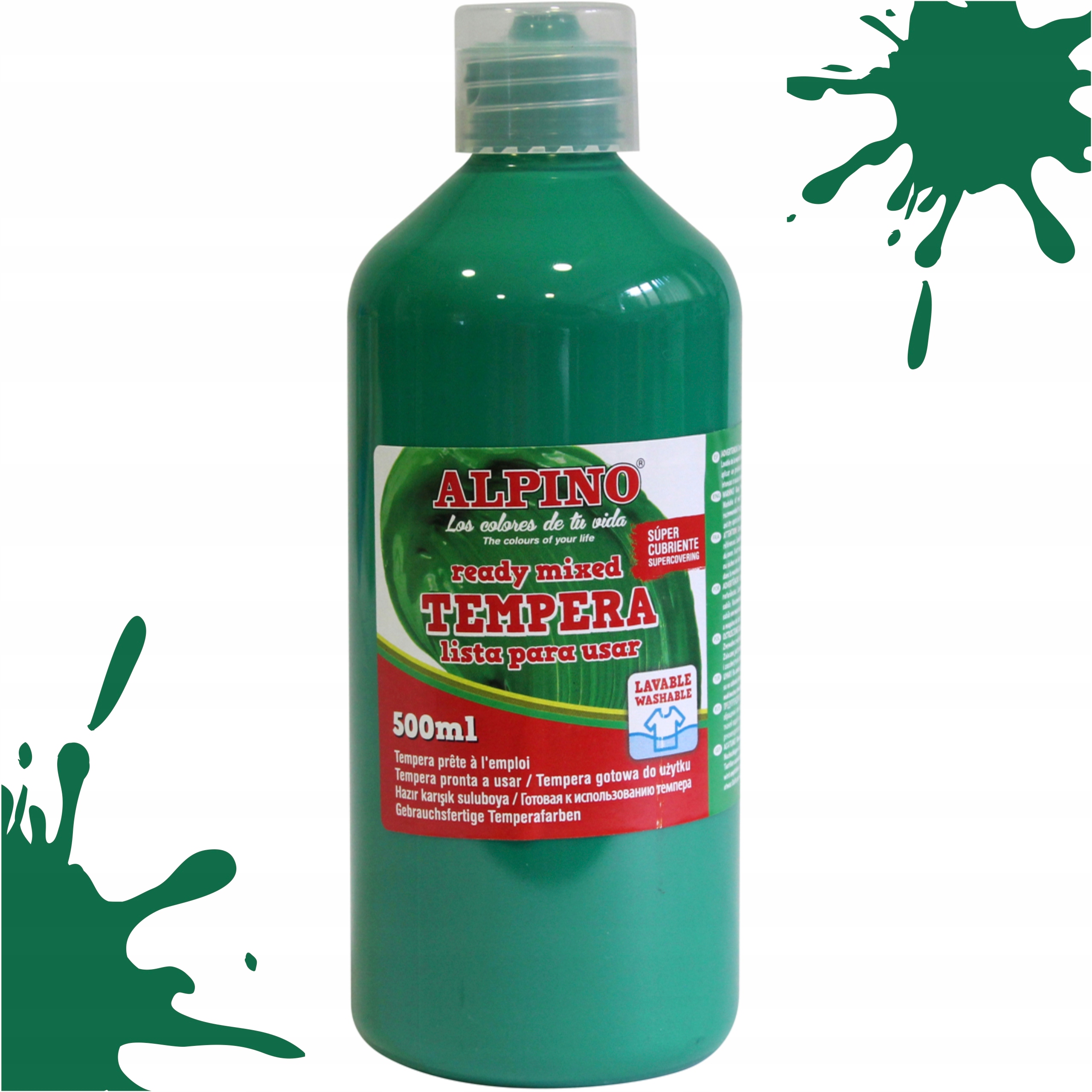 

Alpino Farba plakatowa tempera zielona 500ml