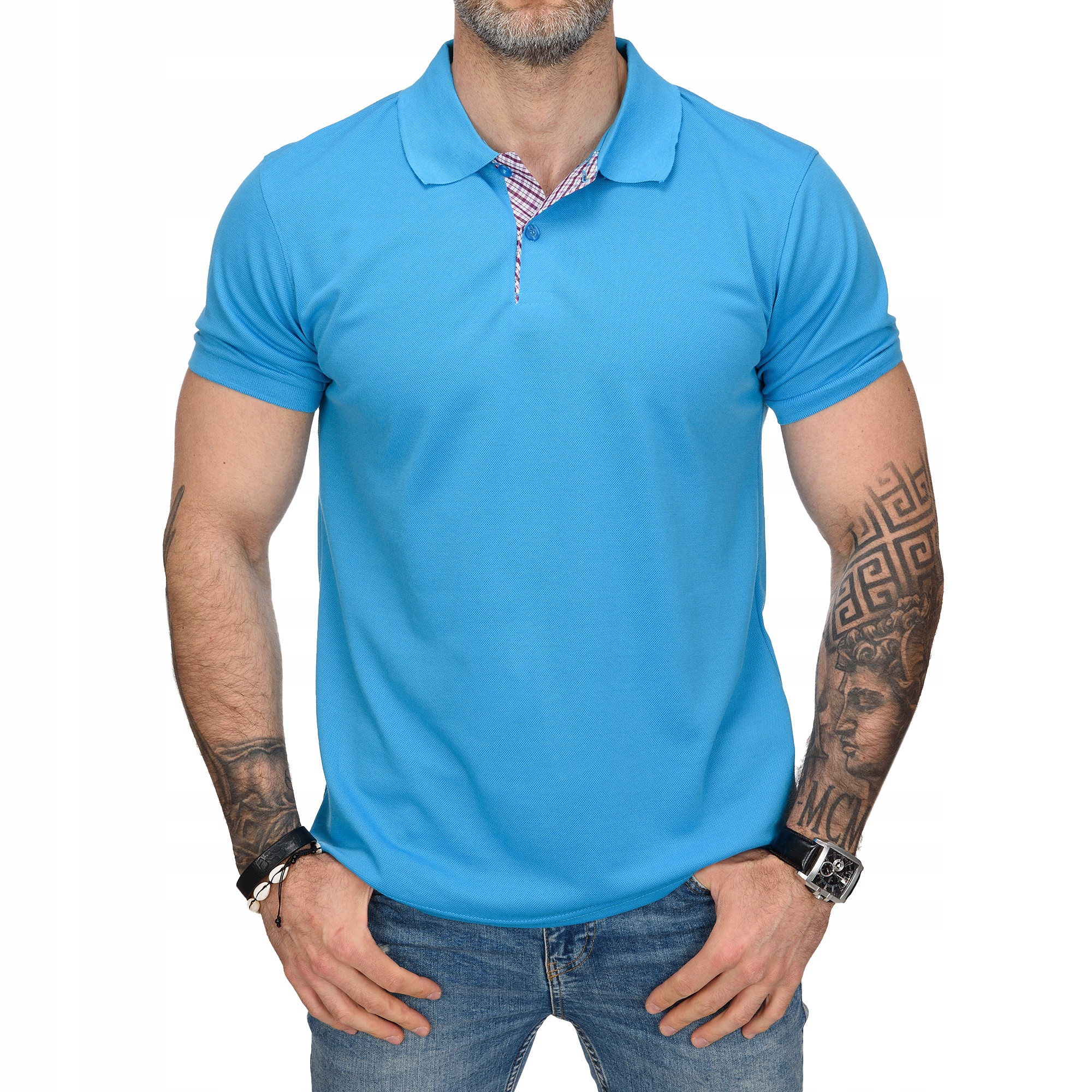 

P313 r. 3XL Męska Koszulka Polo Gładka Polówka