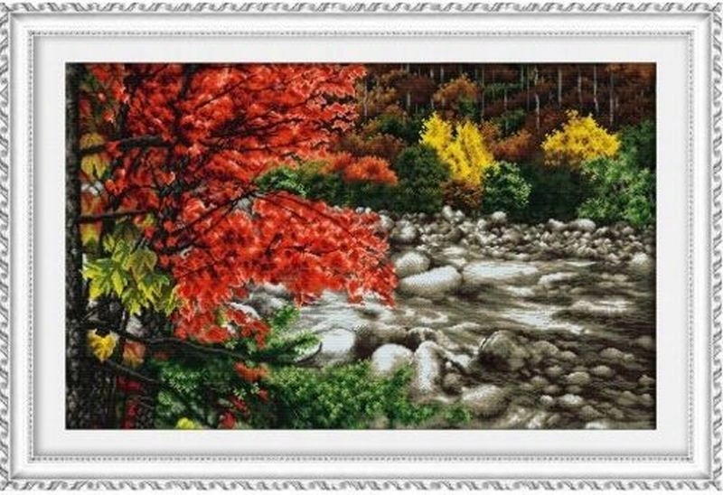 Křížková výšivka počítaná sada (kanva, mulina)