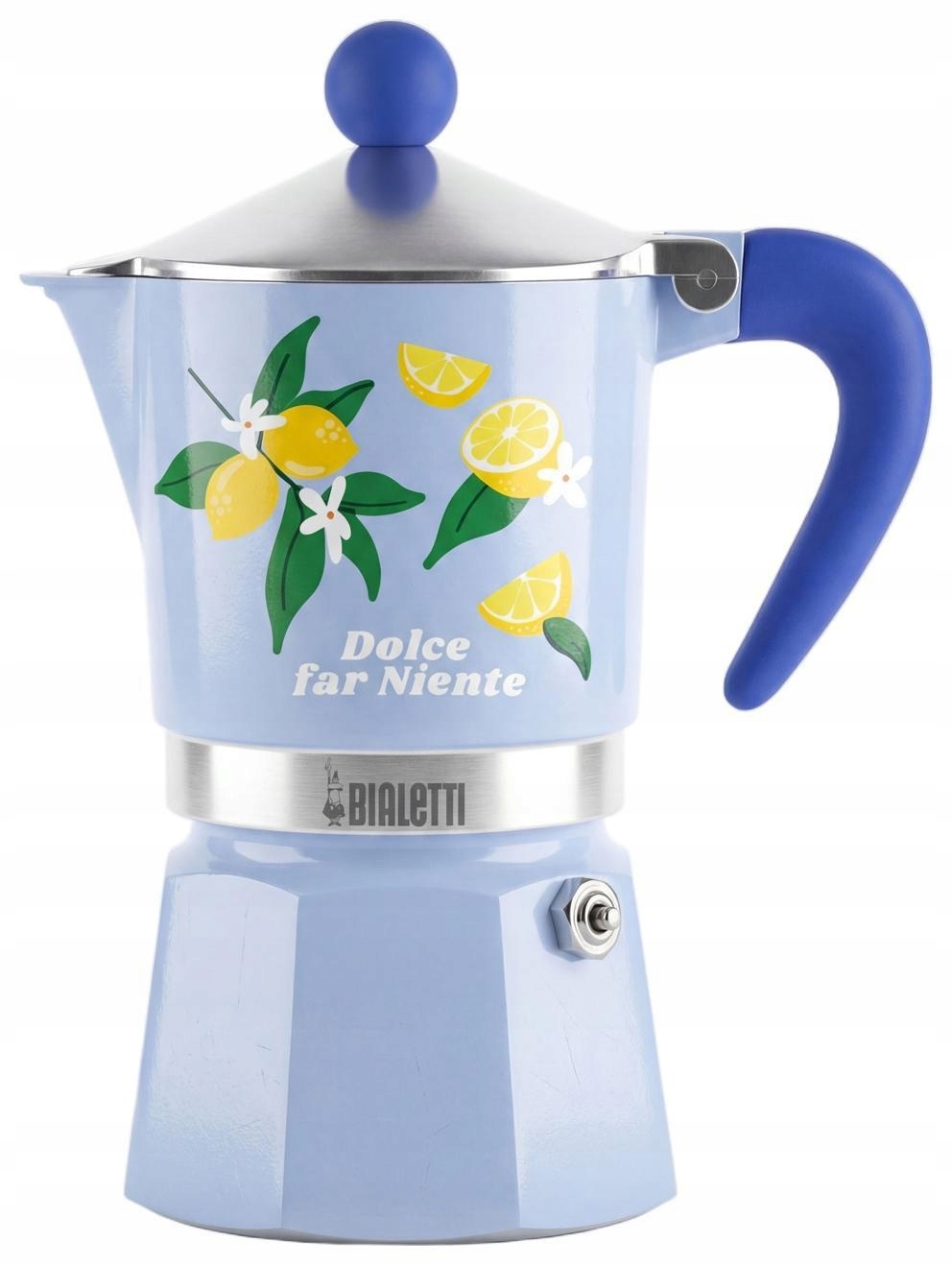 Kawiarka Bialetti Fruit Vibes Rainbow 3tz 130ml Niebieska