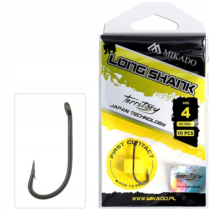 Mikado Haczyk Long Shank Rozmiar 6 10 Sztuk