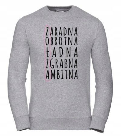 Dámská mikina Crossword Mikina 3XL šedá, Dárek Pro Ni