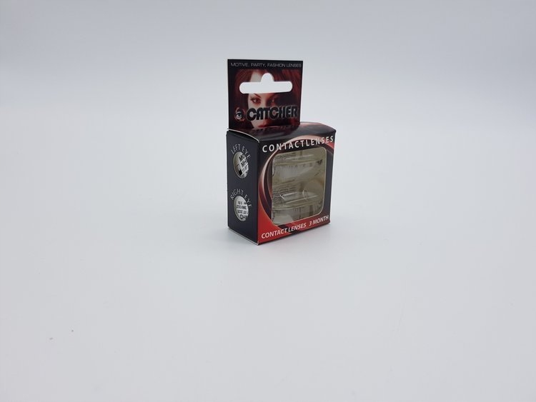 SOCZEWKI KWARTALNE BIAŁE 3 MIESIĄCE HALLOWEEN Płeć uniseks