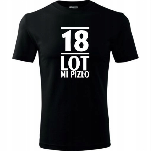 

Koszulka T-shirt Na 18 Urodziny