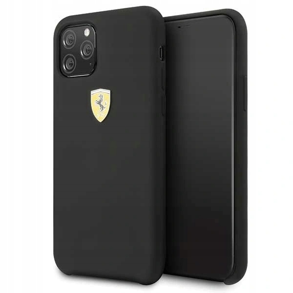 Etui Ferrari Silicone na iPhone 11 Pro Max czarne