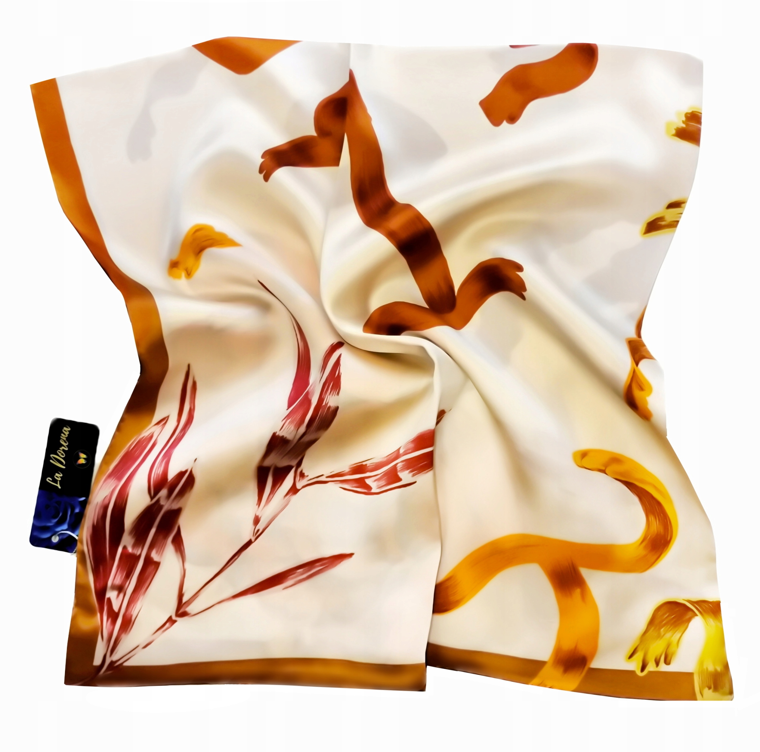 100% JEDWAB MARKOWA CHUSTA APASZKA JAKOŚĆ PREMIUM^ Kolekcja LADORENA