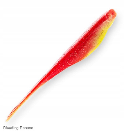 Jaskółki softjerk Z-Man Jerk Shadz 10 cm pływające Bleeding Banana 5 szt