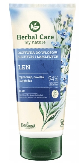 

Herbal Care Odżywka d Włosów Suchych Łamliwych Len