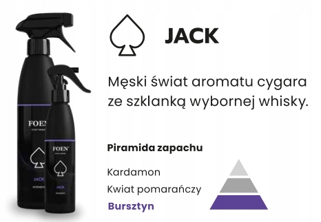 Perfum do wnętrz zapach FOEN-JACK 450ML Rodzaj atomizery