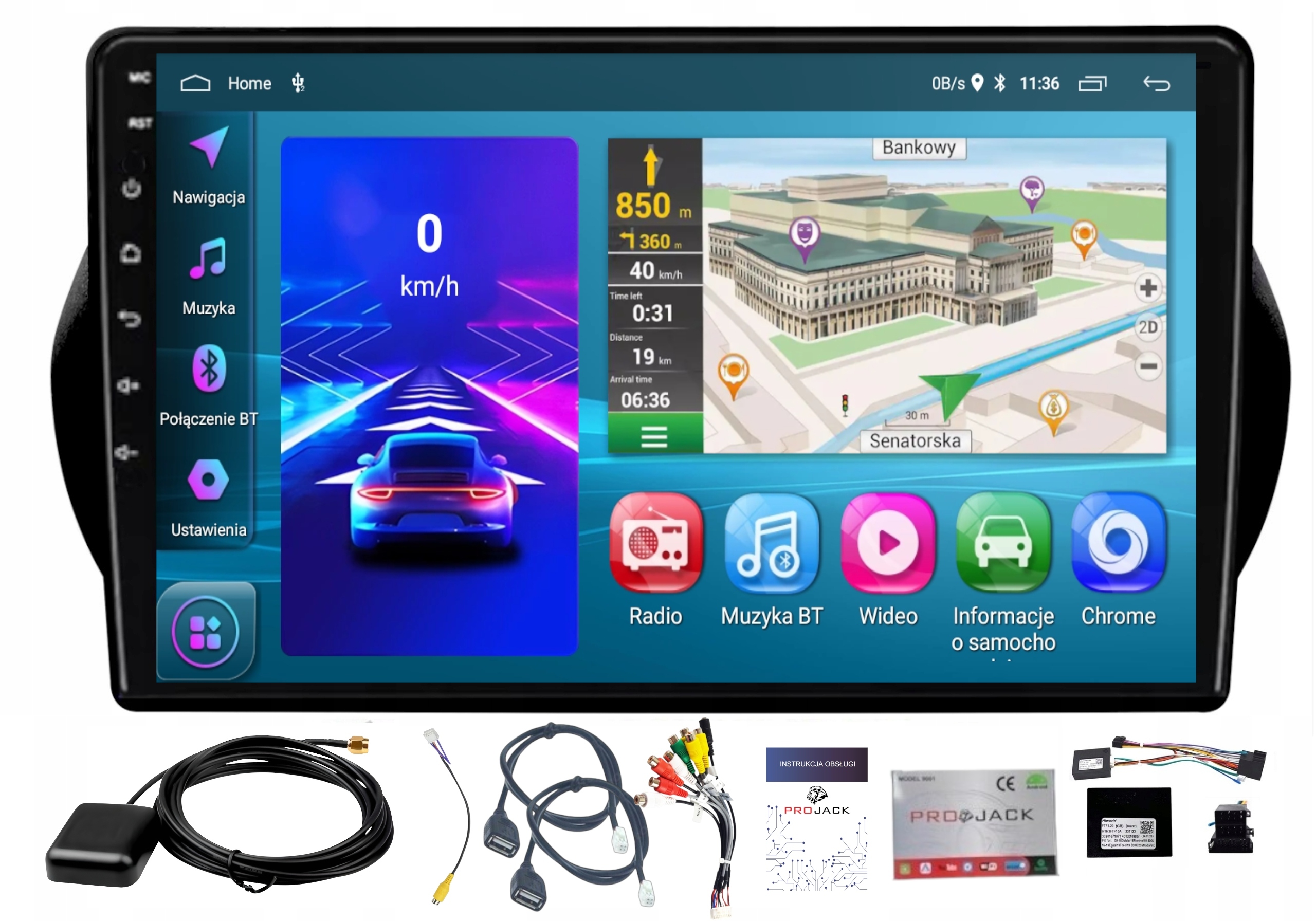 Autorádio Gps Fiat Fiorino 2008-2017 Carplay Android Auto 2GB 64GB