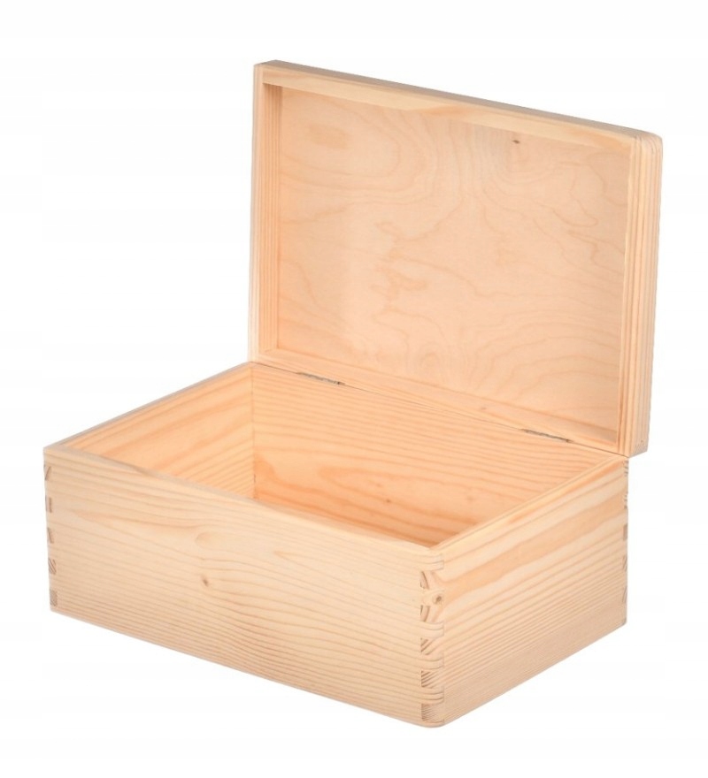

Pudełko Drewniane Skrzynia Skrzynka Pojemnik 30x20