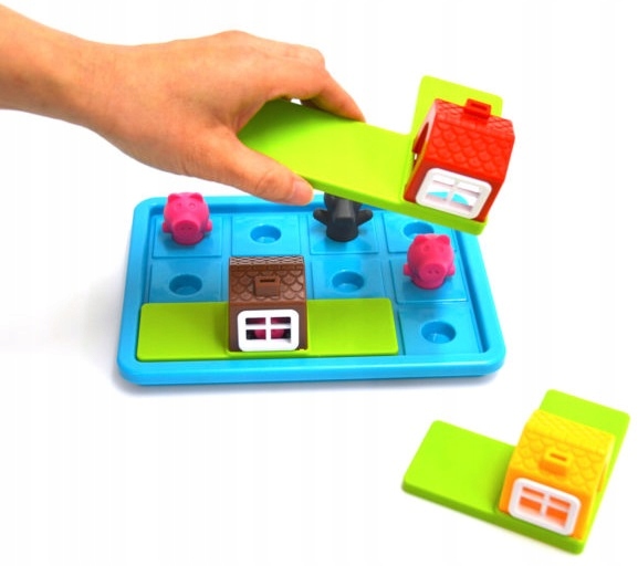 Smart Games Trzy Małe Świnki PL | Gra edukacyjna Minimalna liczba graczy 1