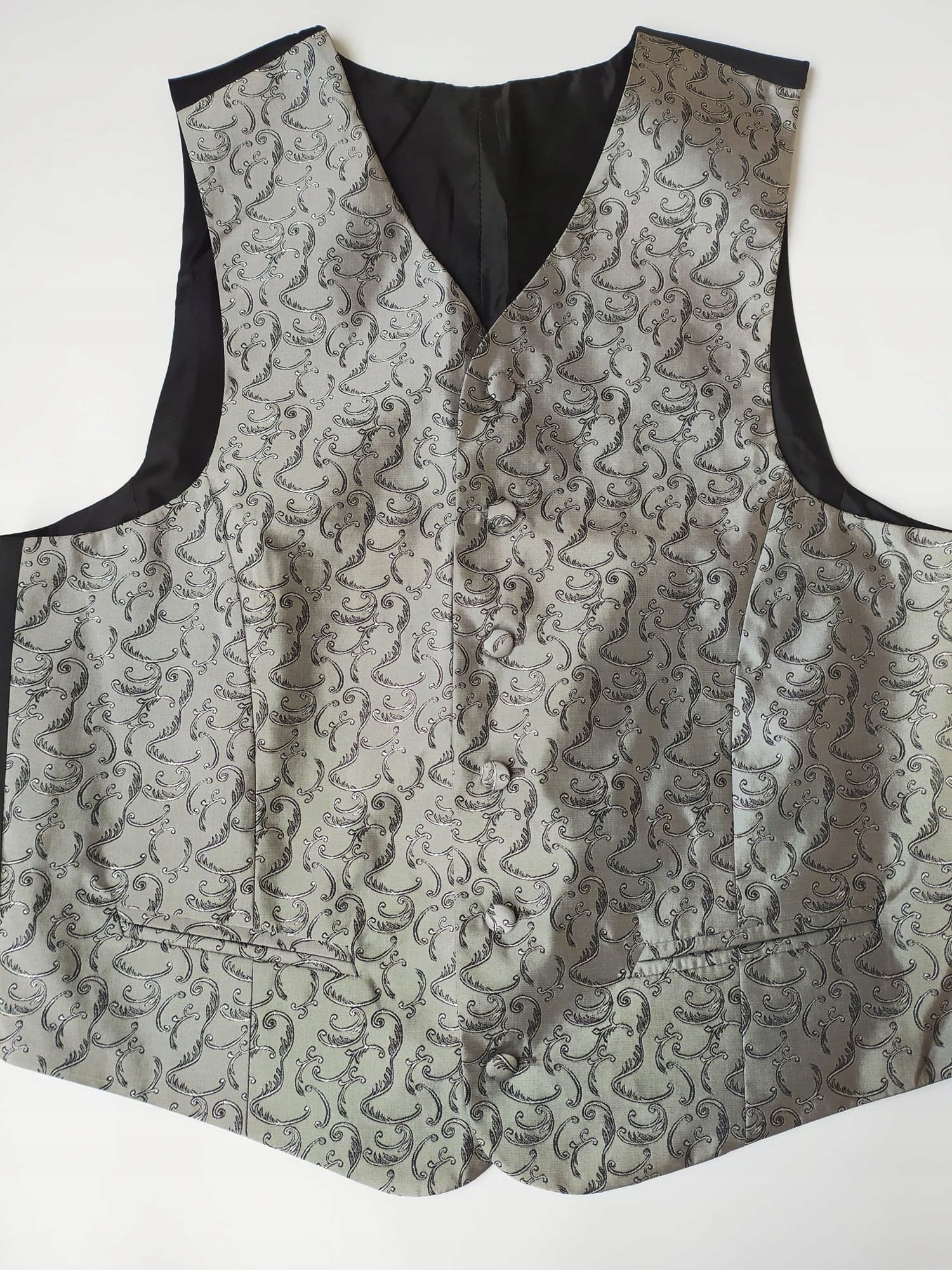 

Męska kamizelka ślubna wizytowa garniturowa 56