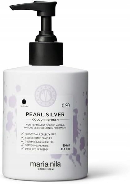 Maria Nila Fine Vyživující Maska Bez Permanentních Barevných Pigmentů Pearl Silv