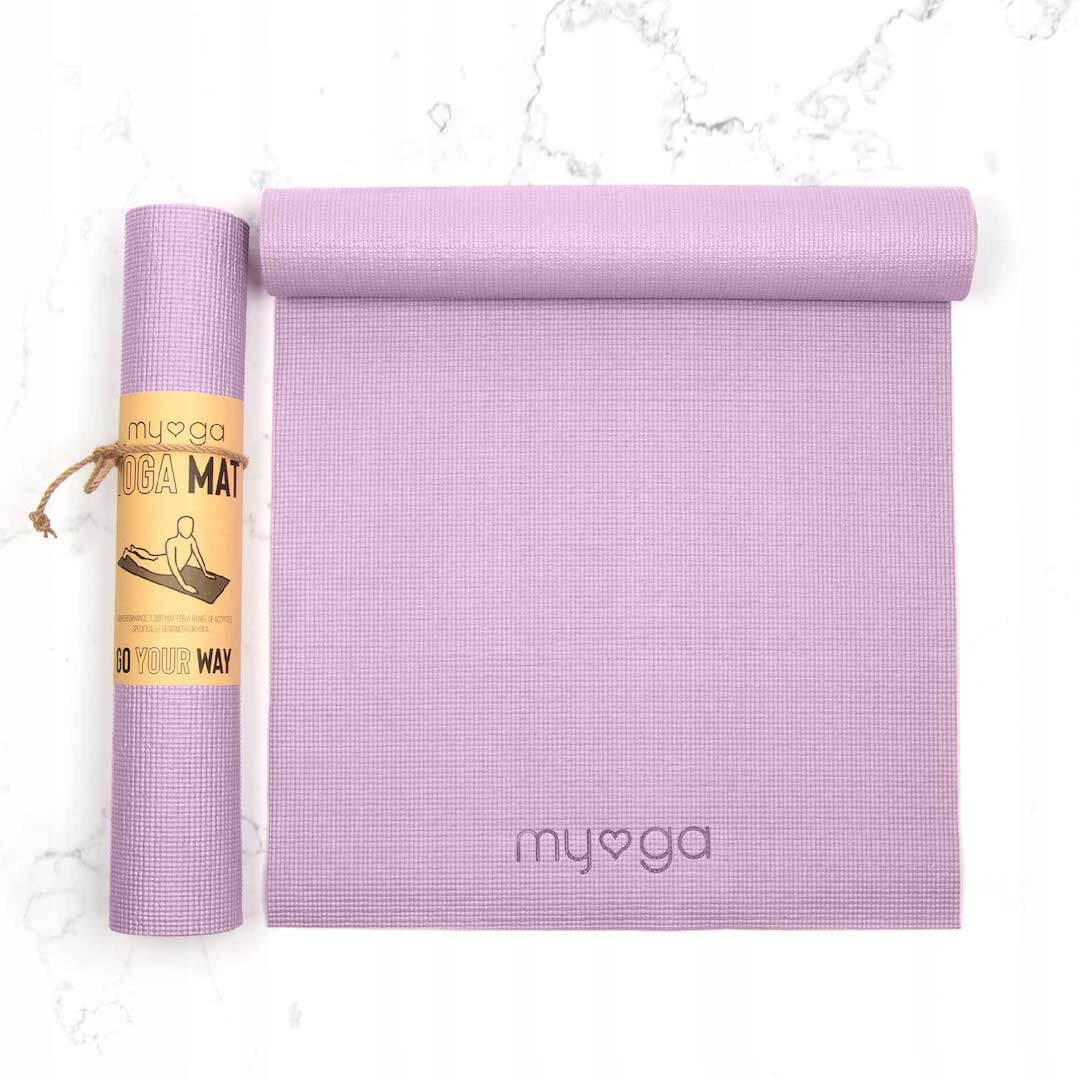 

Mata do jogi myga Entry level 4mm liliowy