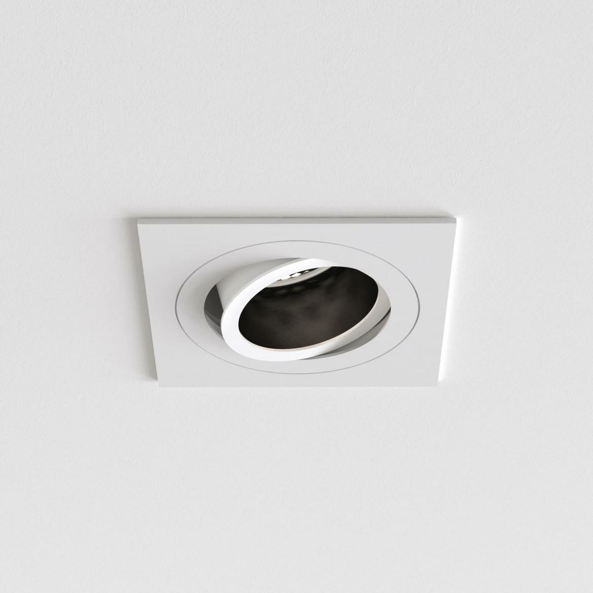 Astro Pinhole Slimline Square protipožiarne vstavané svietidlo 6W GU10 biela