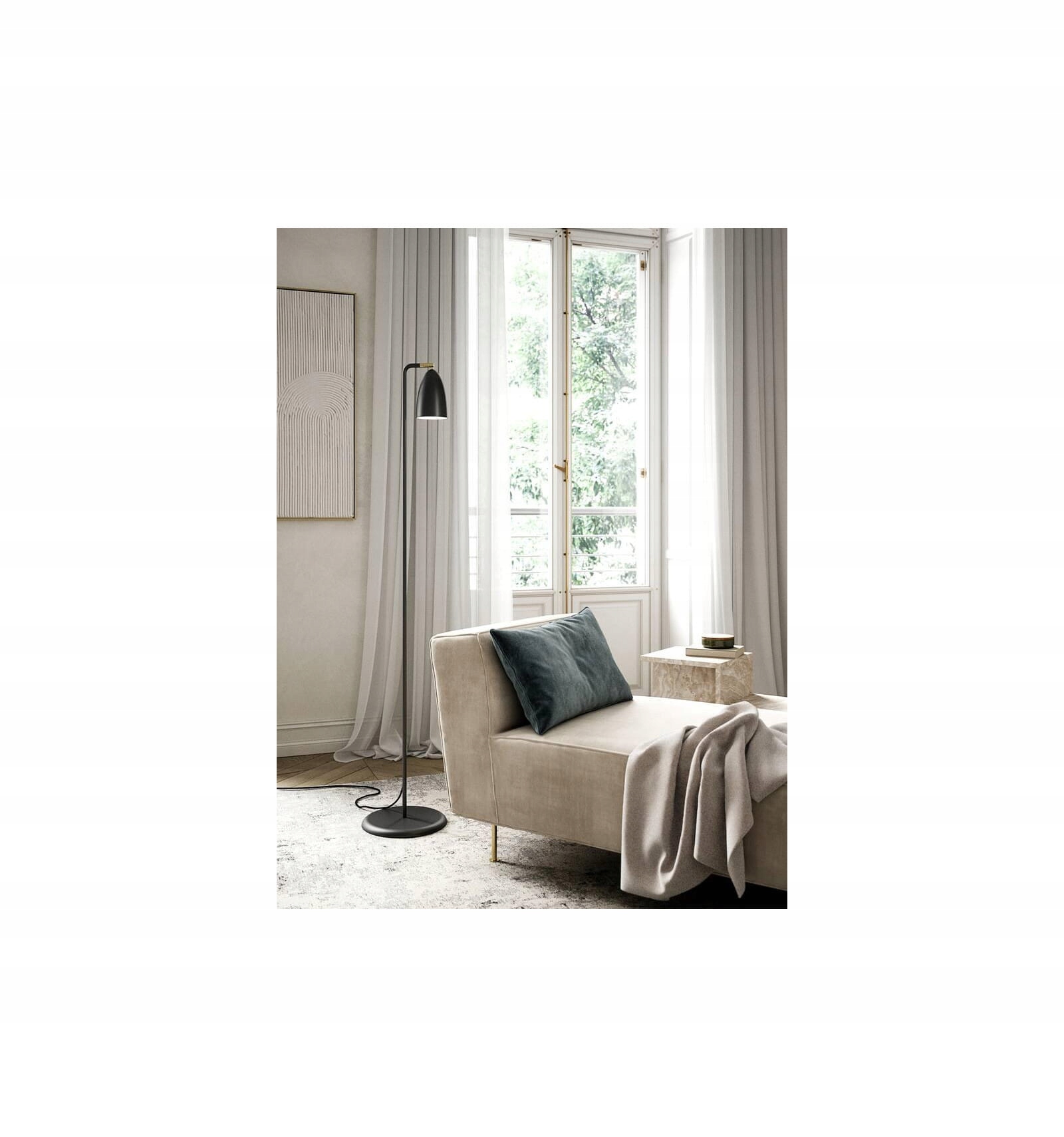 Podlahová lampa Nexus 2.0 čierna kovová GU10 1x6W max Nordlux