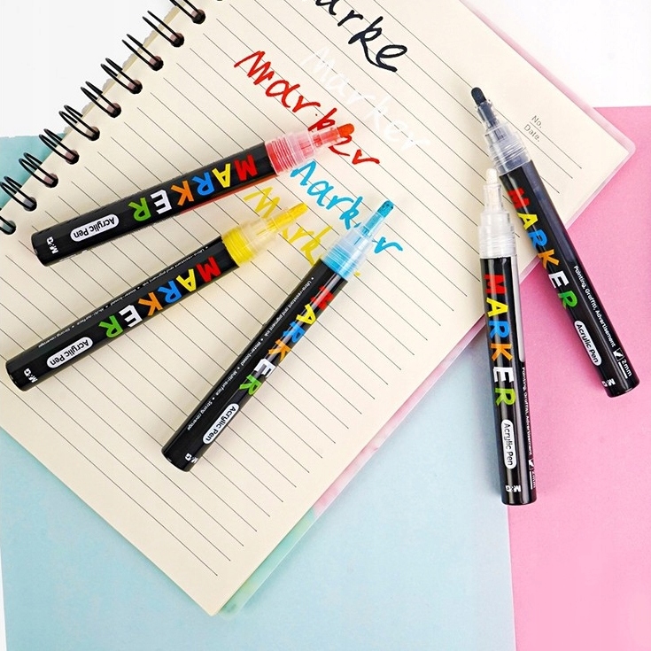 Marker akrylowy 1-2 mm czarny MG 4778 A'6