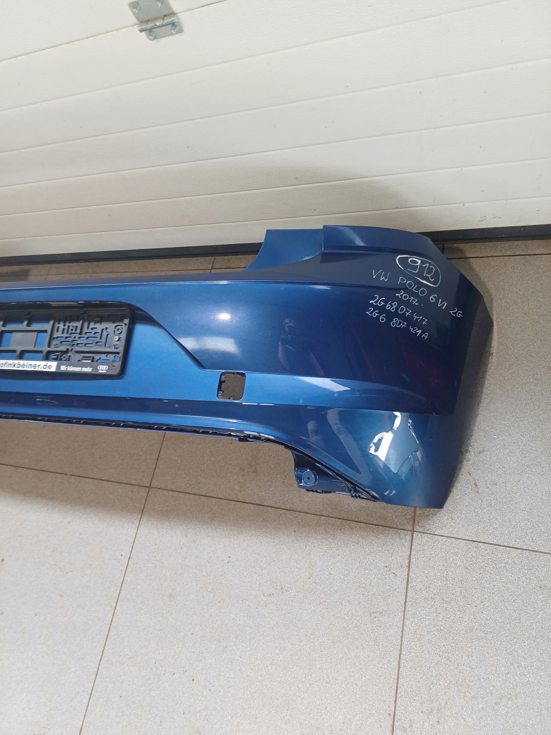 bumper rear part rear VW POLO 6 VI 2G 2017R- 2G6807417