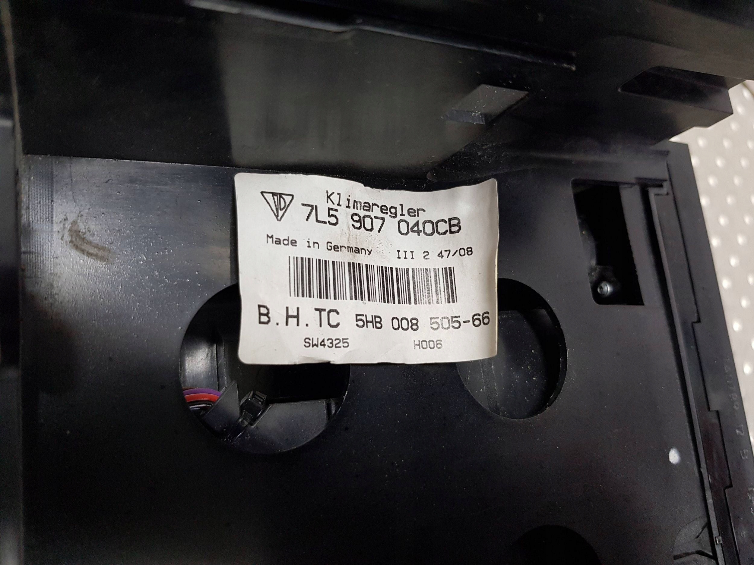 control panel support RADIA 7L5907040CB 7L5857093D PORSCHE CAYENNE GTS