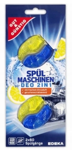 

Gut&Gunstig G&g Zapach deo 2w1 do zmywarki 2x60