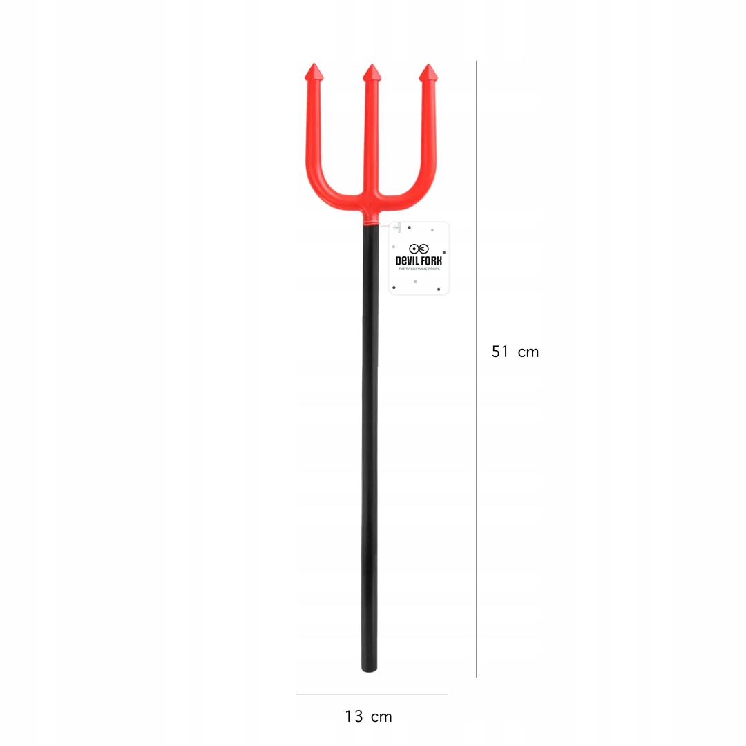 STRÓJ DIABLICA OPASKA Z KORONĄ ROGI WIDŁY TUTU 30cm + SKRZYDŁA DIABEŁ Okazje halloween